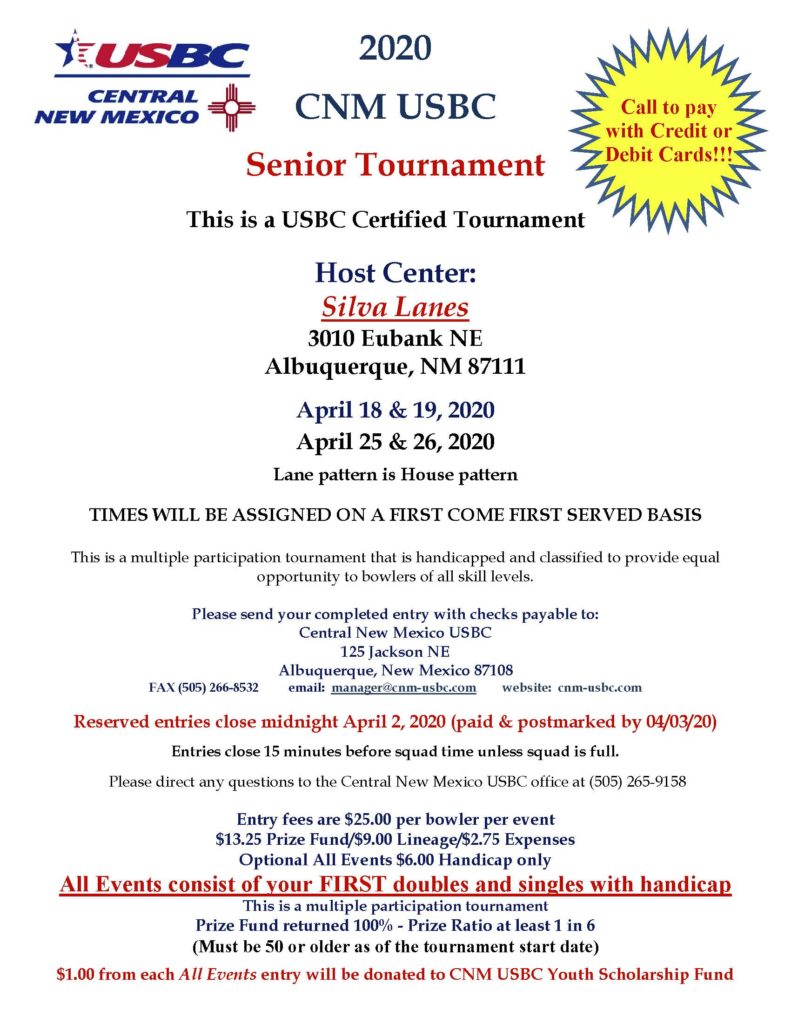 Senior Tournament CNM USBC